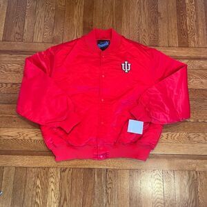 Vintage new with tags‎ Indian hoosers satin bomber jacket